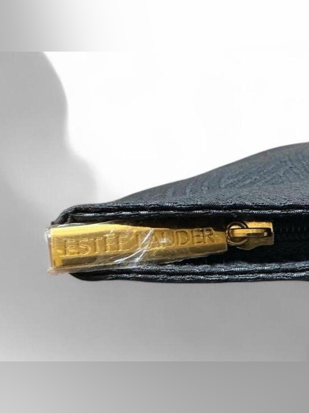 Estée Lauder Black Textured Cosmetic Pouch - Picture 2 of 2